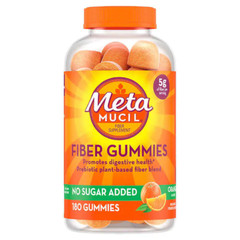 Metamucil Fiber Gummies No Added Sugar Prebiotics 180 Ct Exp 12/2024 – Free Ship