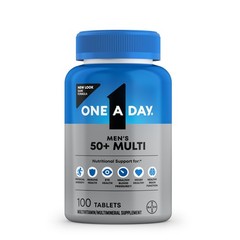 One A Day Men’s 50+ Multivitamins, Supplement 100 Count (Pack of 1), White