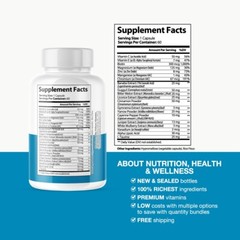 Glucotrust- Blood Support- 3 Bottles- 180 Capsules