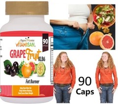Grapefruit Pills Potent Seed Extract Diet Weight Loss Capsules Detox Supplement